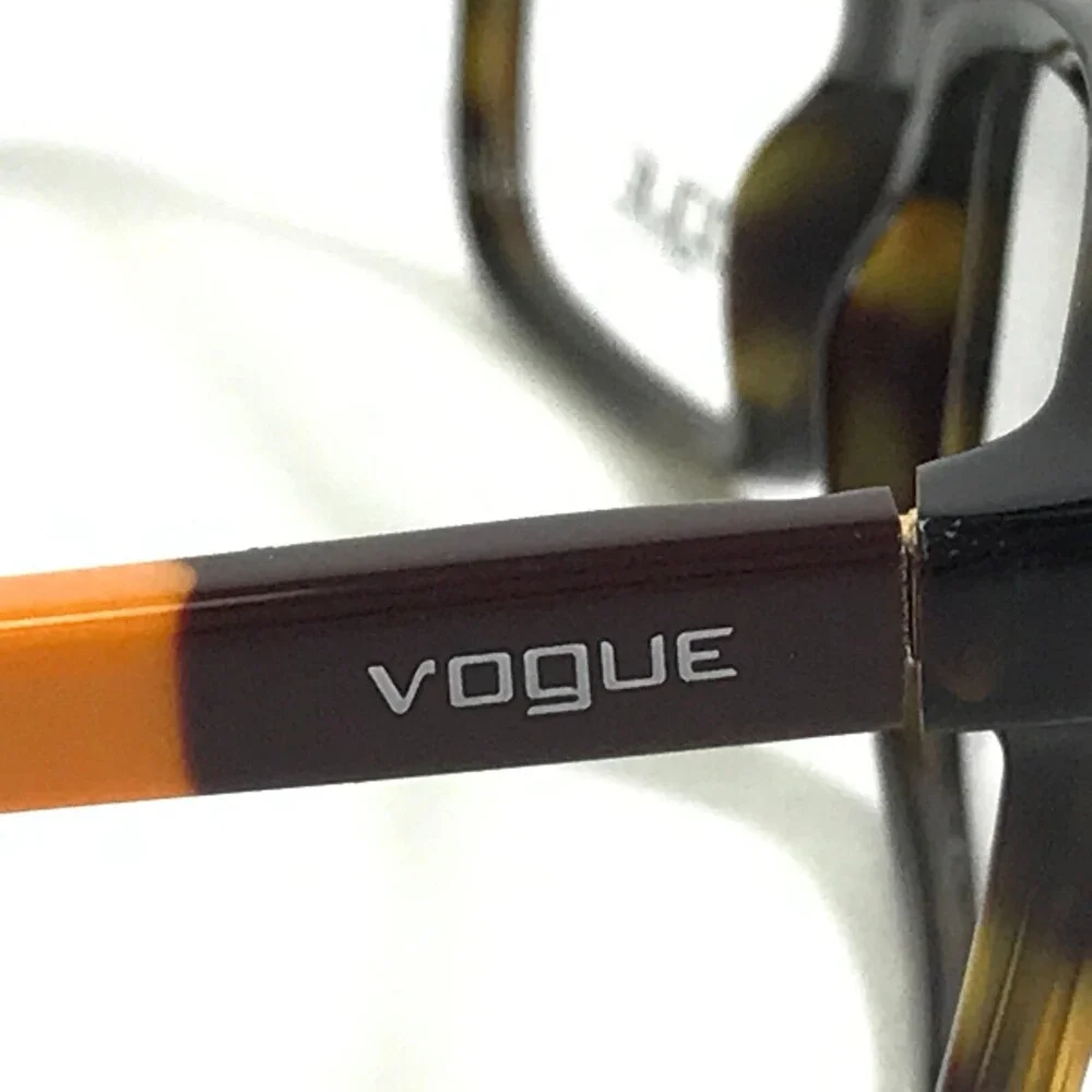 Vogue Eyeglasses Frames VO5070 W656 Yellow Tortoise Rectangular 48-16-130